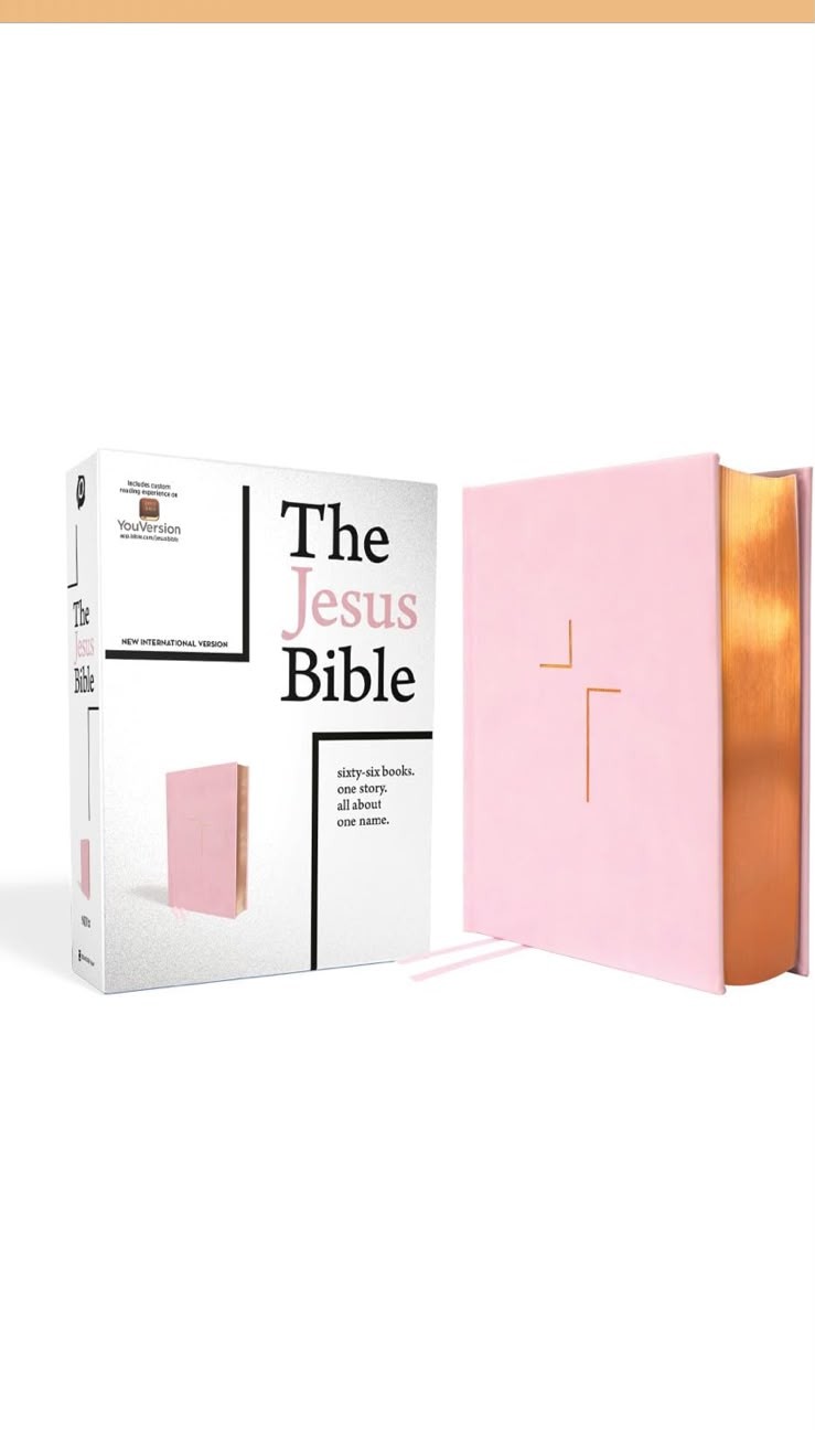 A pink Bible and gift box from The Beryl Edit